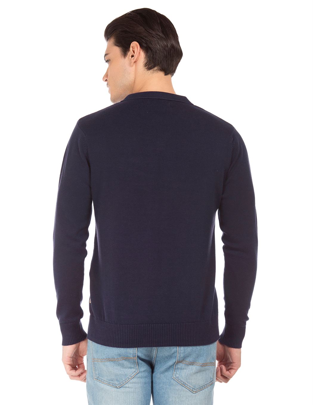 Flying Machine Men Casual Wear Solid Sweater